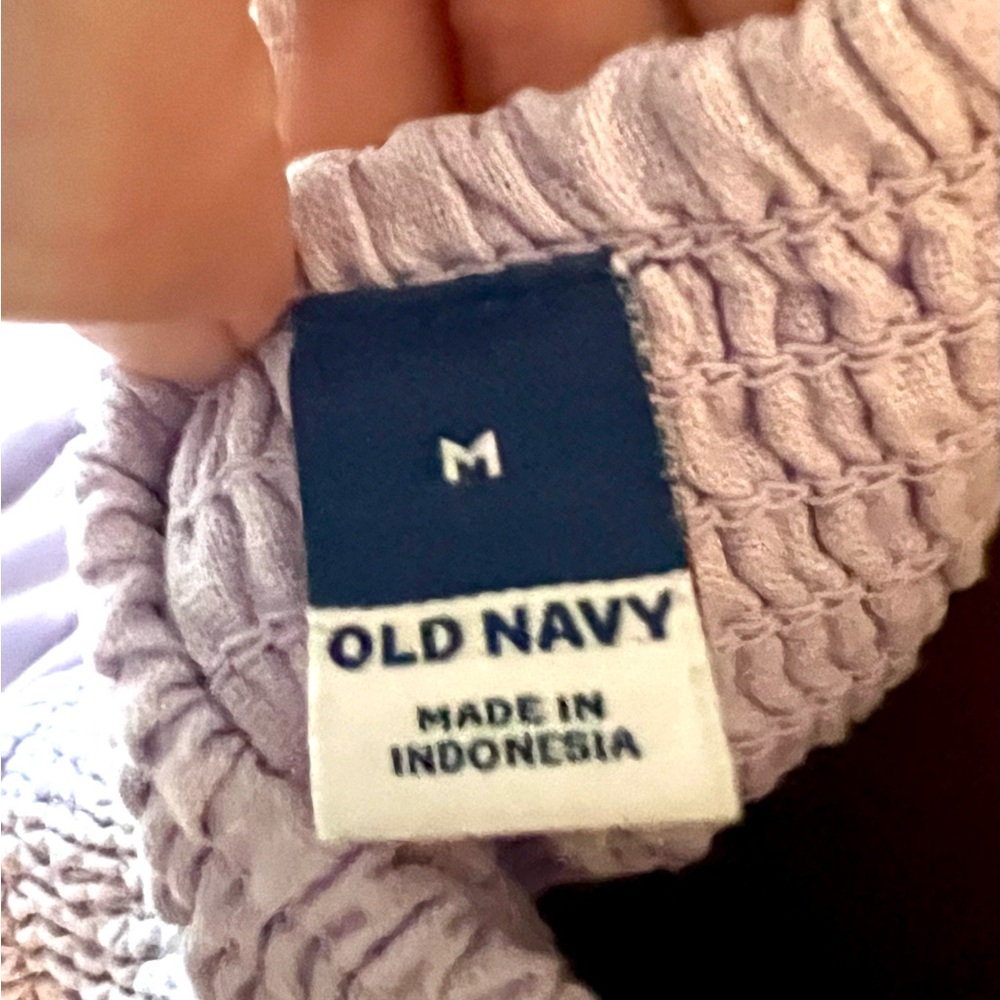 Old Navy Lilac Linen Sweetheart Sundress - Picture 6 of 7